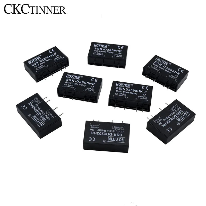 PCB Solid State Relay DC-AC SSR-D3803HK D3805HK D3808HK 3A 5A 8A Solid State Relay Axl