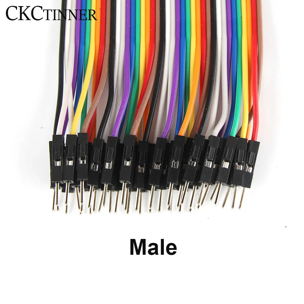 40-Pin Dupont Jumper Wires M/M M/F F/F – PCB & Arduino DIY Jumper Wire Kit Axl