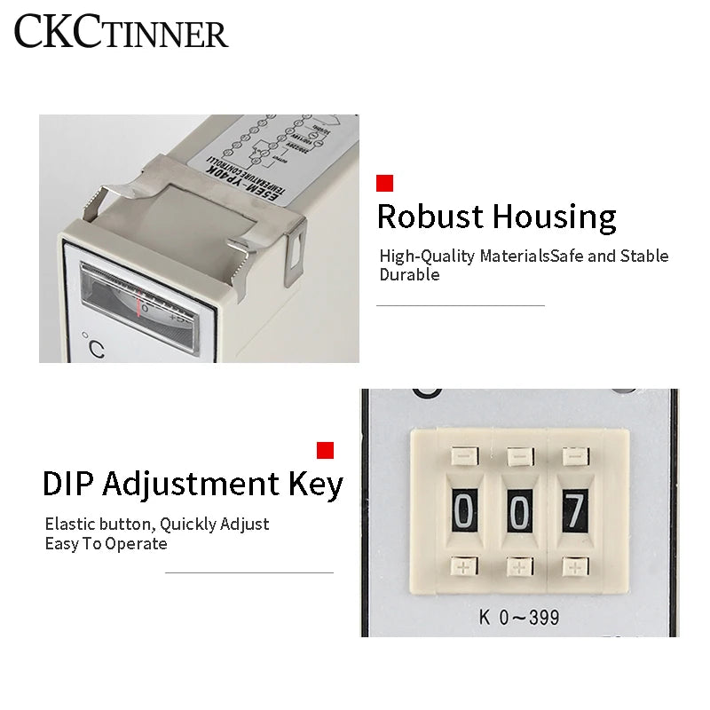 E5EN E5EM Industrial Temperature Controller – K Type 0–399°C Temperature Controller Axl