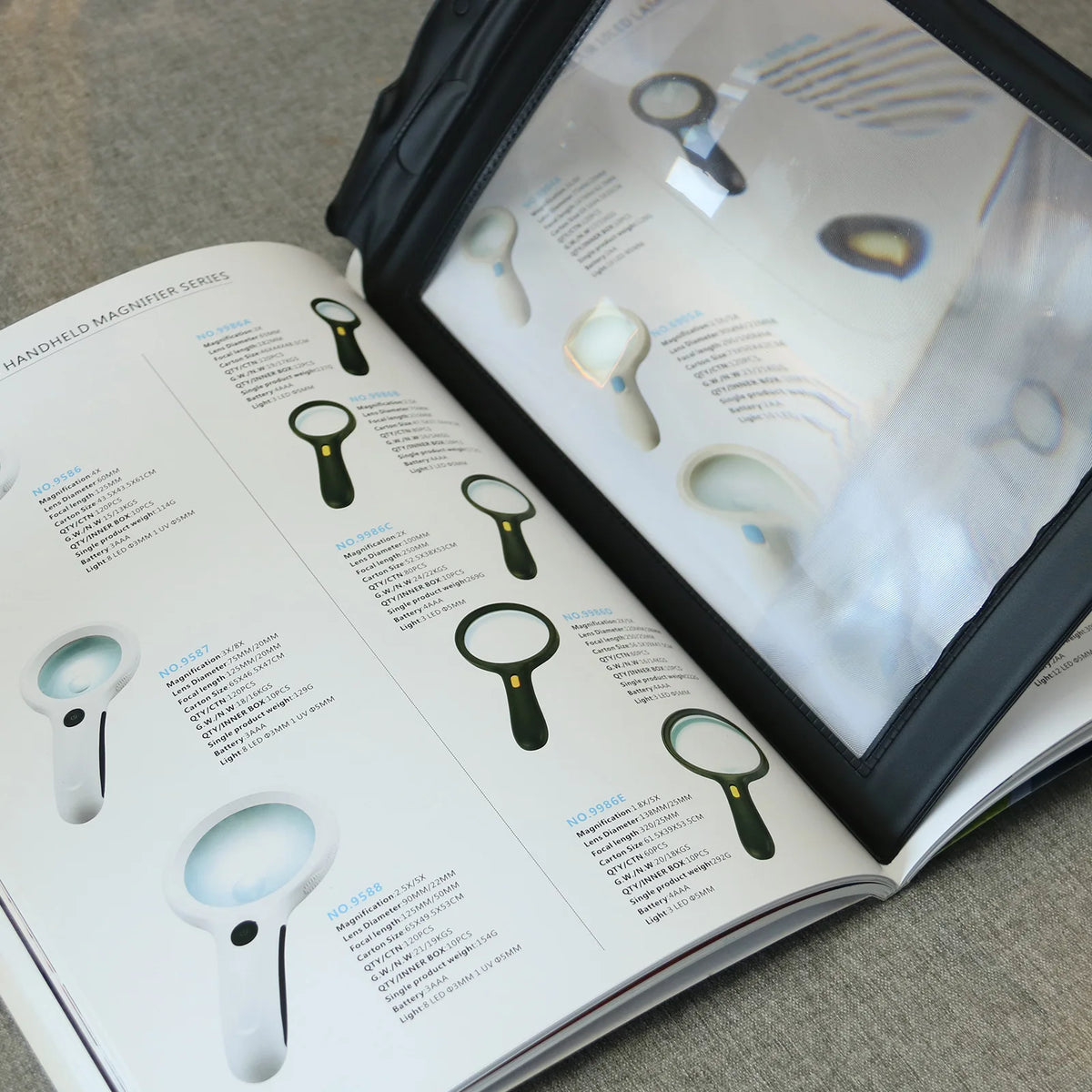A4 Flexible Card Magnifier – 3x Portable Thin PVC Reading Lens Card Magnifier Axl