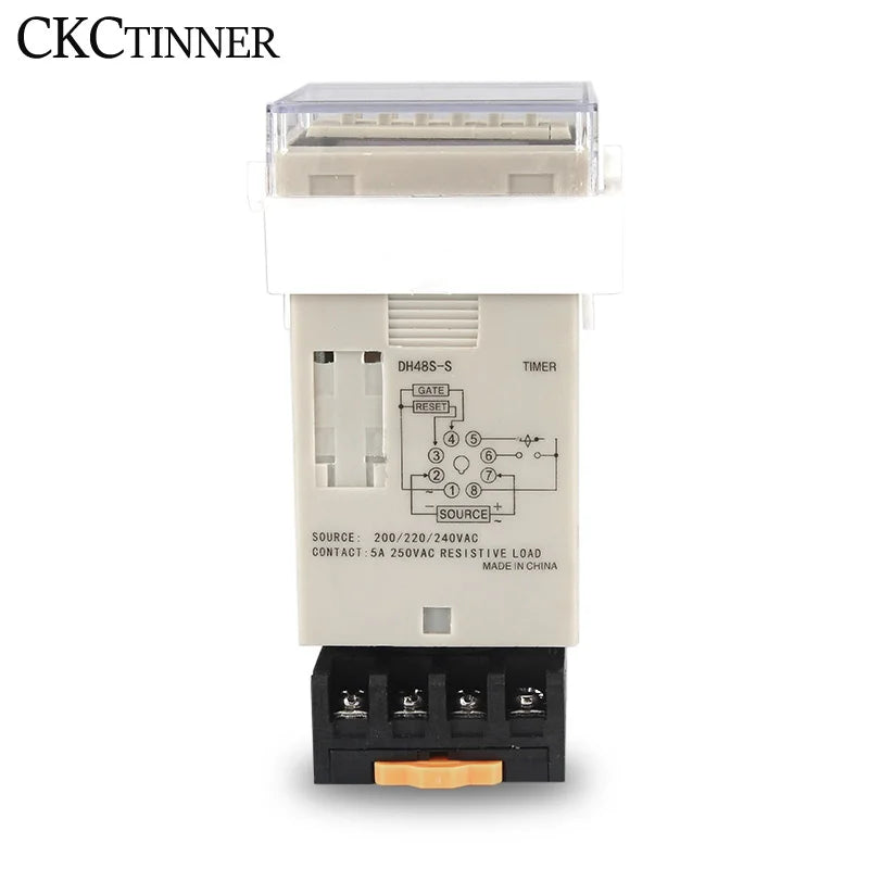 DH48S-S Programmable Timer Relay Switch 12V–380V | 0.1S–99H Timer Relay Switch Axl