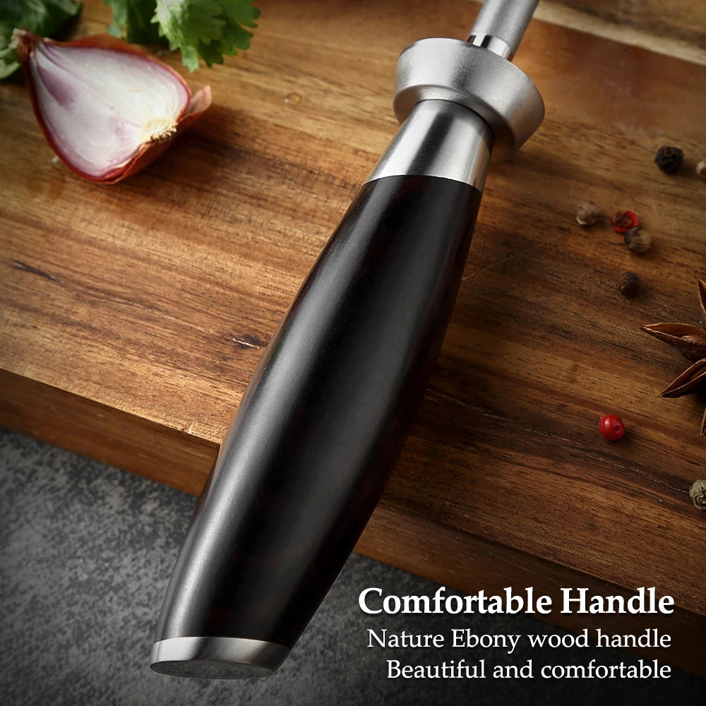 XINZUO Diamond Sharpening Rod – Professional Knife Honing Steel Knife Honing Rod Axl