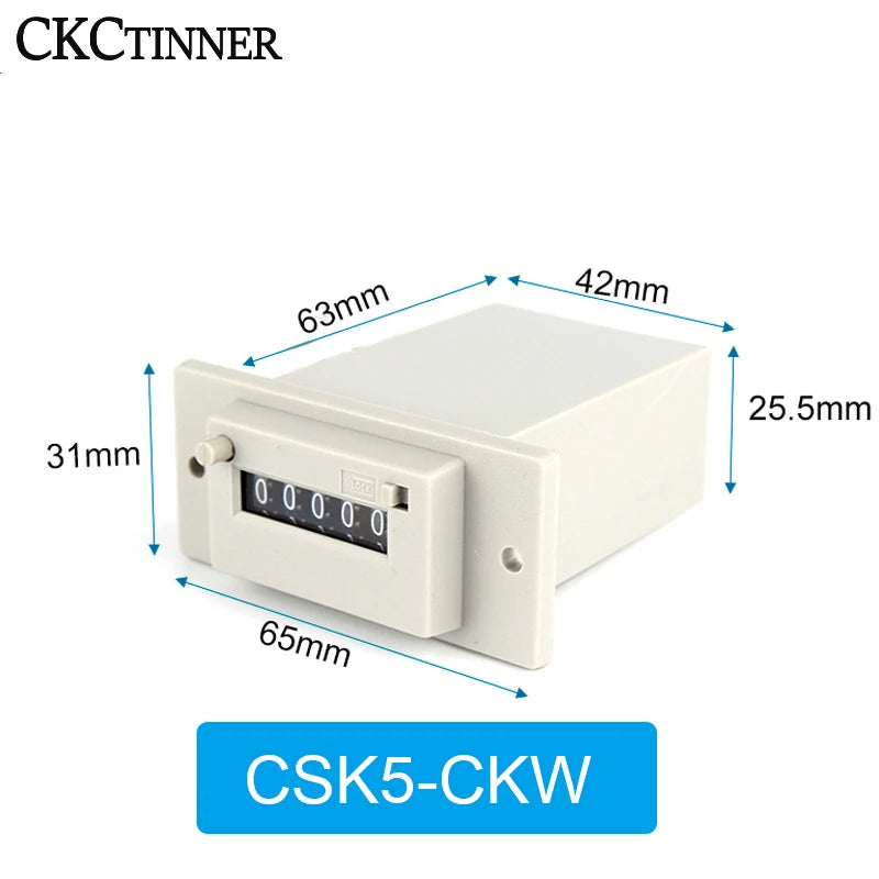 CSK Electromagnetic Pulse Counter 4/5/6 Digit Lockable | CE Electromagnetic Counter Axl