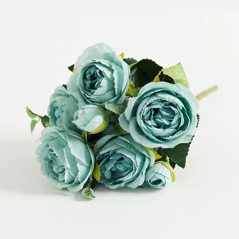 Silk Rose Artificial Flowers UV Protection – Wedding & Home Decor Artificial Silk Flowers Axl color 1 1pc