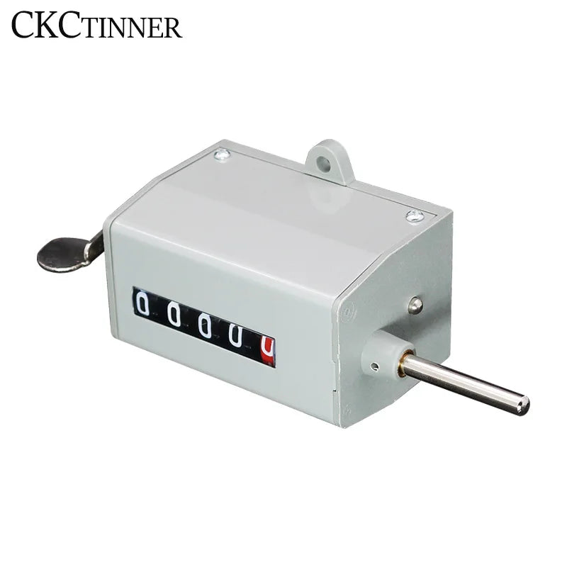 5-Digit Mechanical Totalizing Pull Counter – Resettable 0-99999 Mechanical Counter Axl