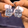 Huitan Crystal Cubic Zirconia Dangle Earrings | Bridal Jewelry Dangle Earrings Axl E886
