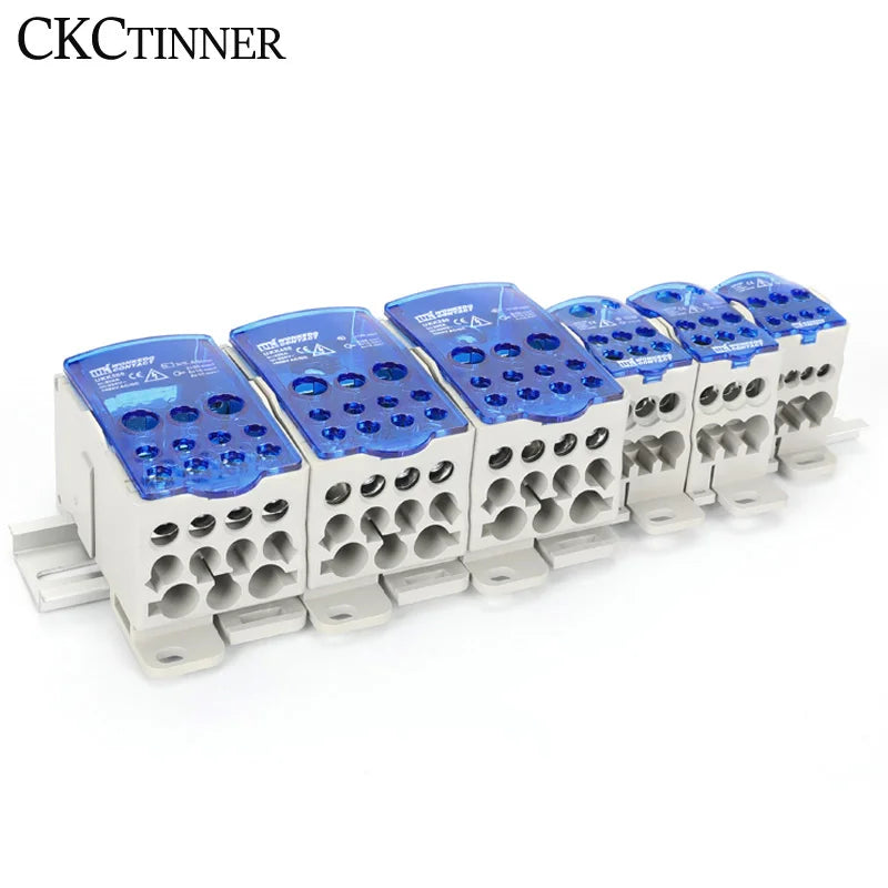 DIN Rail Terminal Block Distribution Box 125A–500A | UKK Terminal Block Axl