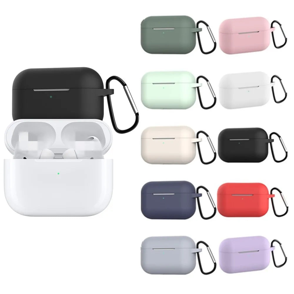 Silicone AirPods Pro & AirPods 3 Case – 20 Colors, 2 Styles Earphone Case Axl