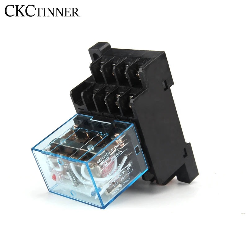 HH64P LY4NJ 10A Electromagnetic Relay 14-Pin & PTF14A Socket Electromagnetic Relay Axl
