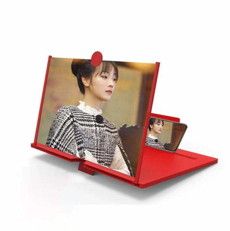 12-Inch HD Phone Screen Magnifier – 2X 3X Pull-Out Stand Phone Screen Magnifier Axl