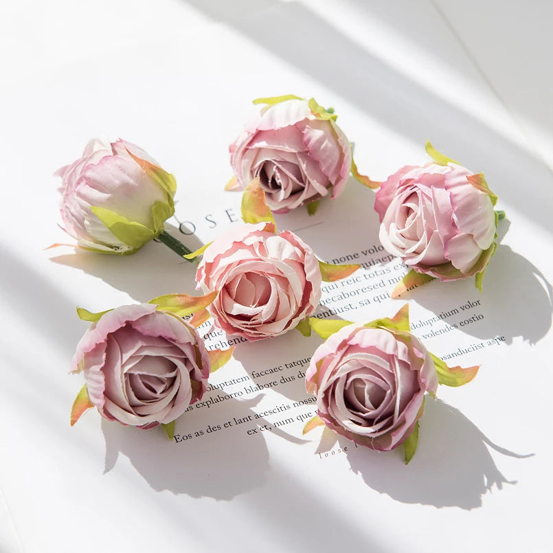 Silk Tea Bud Rose Artificial Flowers – Wedding & Home Décor Artificial Silk Flowers Axl Light purple 50pieces