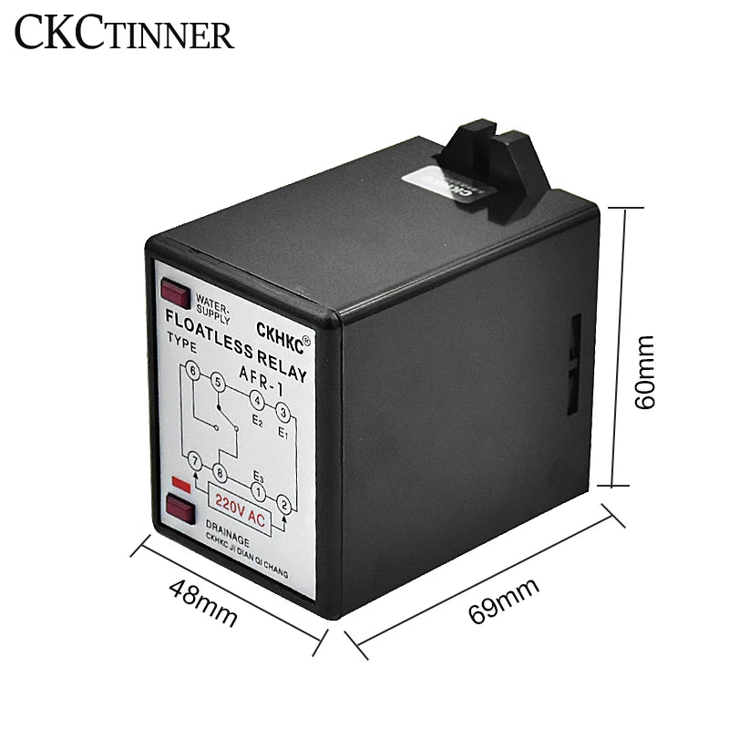 AFR-1 AC220V Liquid Level Controller Relay – Auto Water Switch Level Control Relay Axl