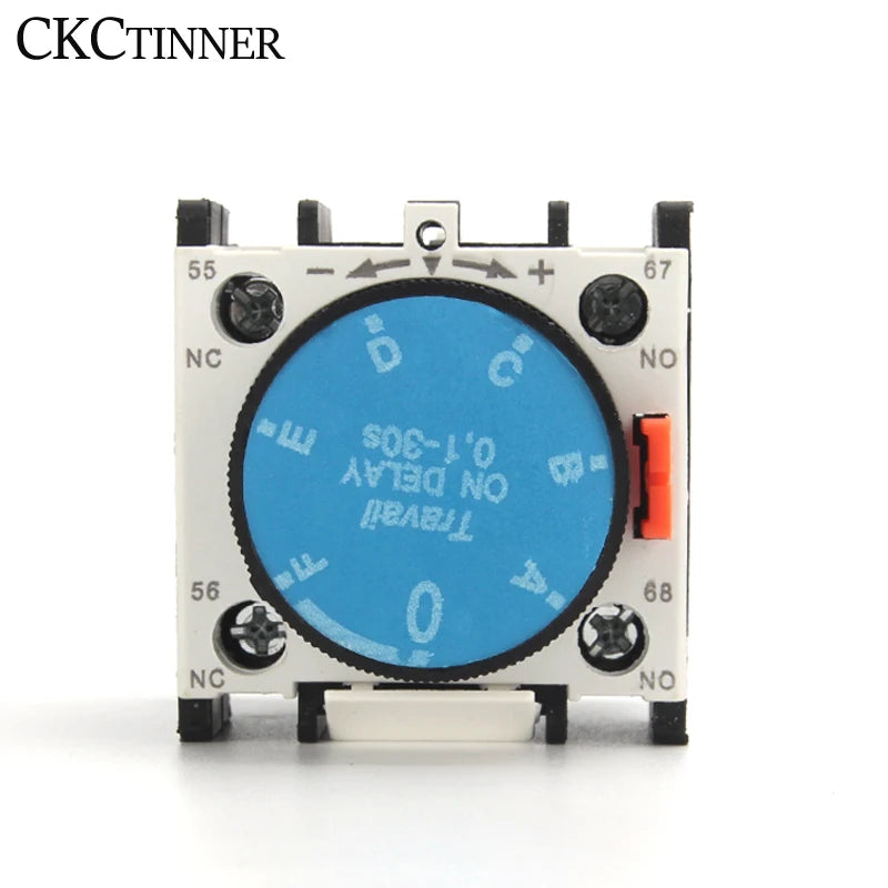 LA2-D22 Time Delay Auxiliary Contact Module NO+NC Silver Point Delay Contact Module Axl
