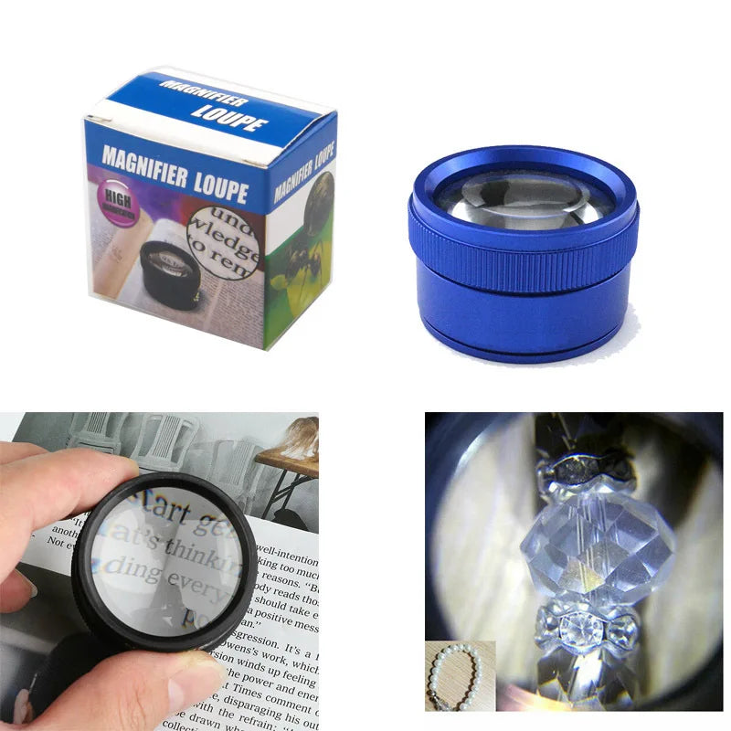 K9 Optical Magnifying Loupe – Jewelry, Coin & Watch Magnifier Magnifying Loupe Axl Silver