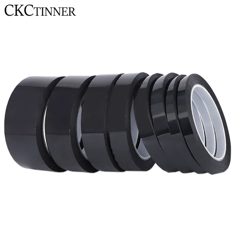 Black Kapton Polyimide Tape 50M – High Temp Electrical Tape Electrical Insulation Tape Axl 50M 8mm