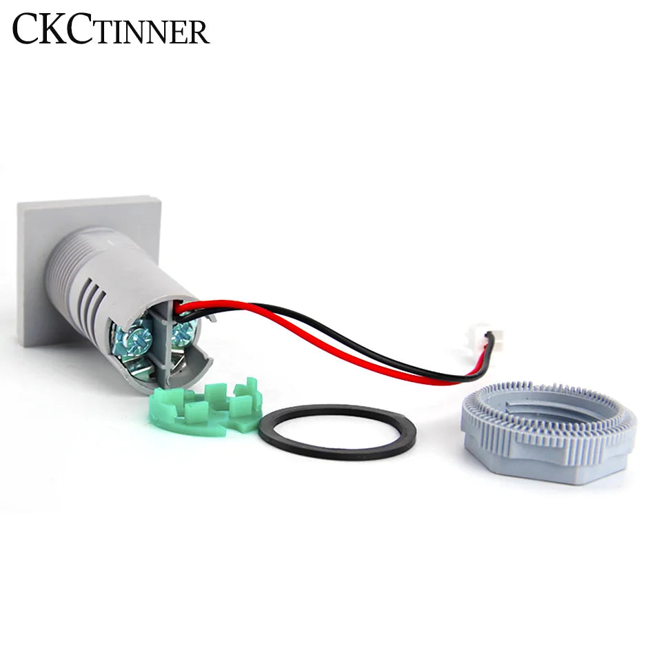 AC 60–500V LED Digital Voltmeter 22mm Panel Mount Voltage Indicator Digital Voltmeter Axl