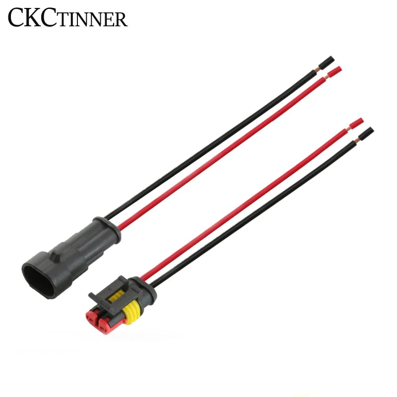 Waterproof Automotive Connector 1–6 Pin Male Female Wire Plug Automotive Wire Connector Axl