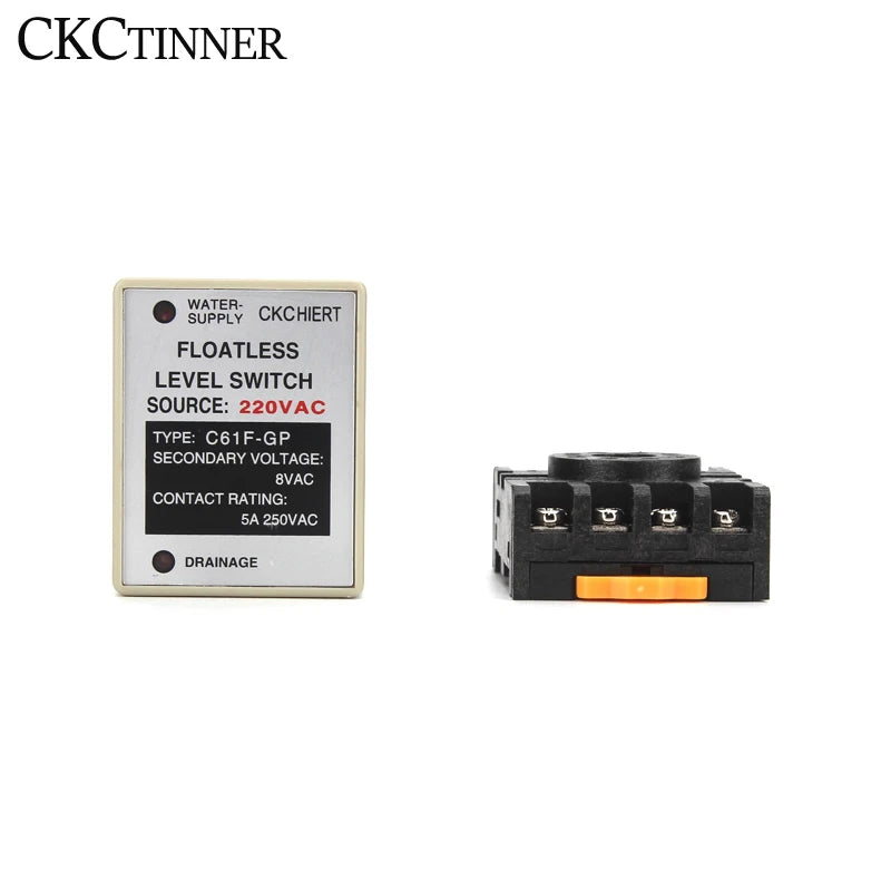 C61F-GP Floatless Water Level Controller Switch with Base Level Controller Switch Axl