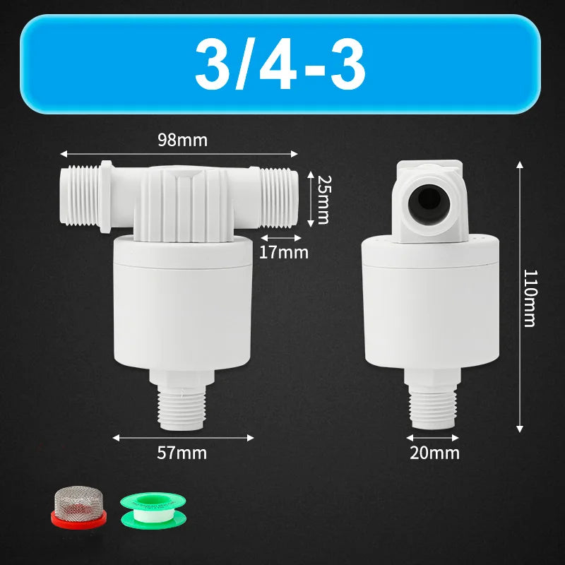 Automatic Float Valve 1/2" 3/4" 1" Water Level Control Valve Float Control Valve Axl SET8