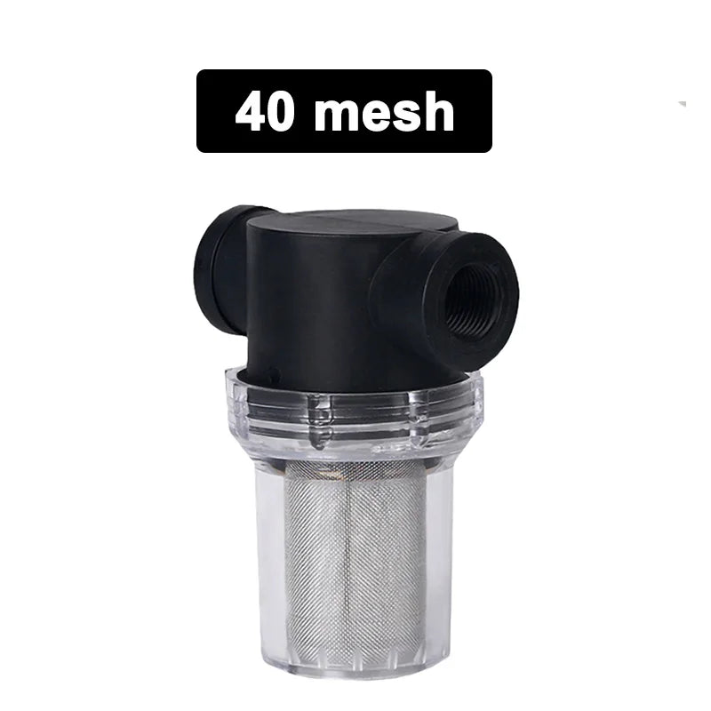 Garden Inline Water Filter 1/2" 3/4" 1" Mesh Pipe Strainer Garden Irrigation Filter Axl 40 mesh 3/4''