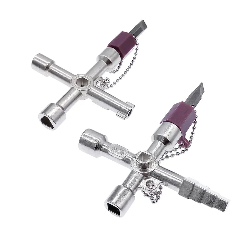 5-in-1 Triangle Wrench Cross Key – Universal Cabinet Tool Multi-Function Key Tool Axl