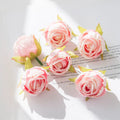 Silk Tea Bud Rose Artificial Flowers – Wedding & Home Décor Artificial Silk Flowers Axl pink 50pieces