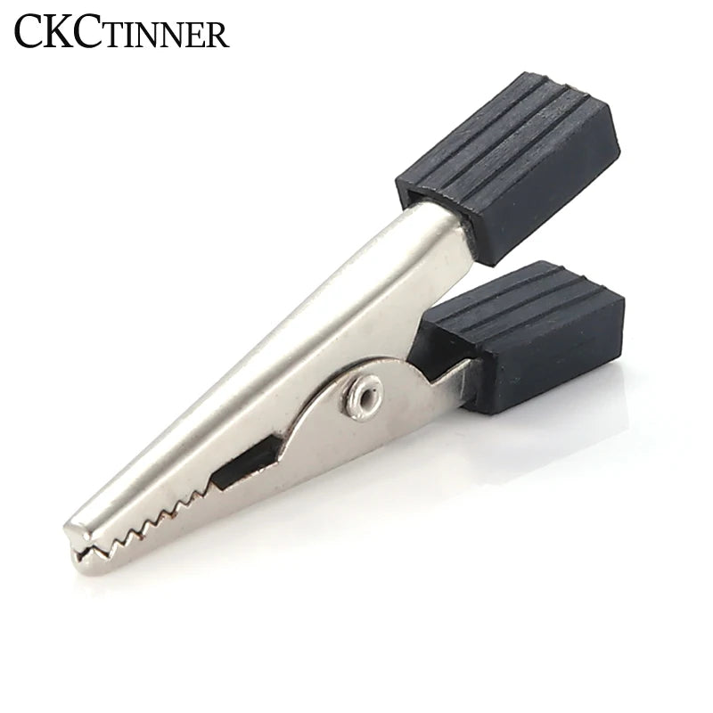 10 Pc Metal Alligator Clips Set – Crocodile Test Clamps 35 & 50mm Alligator Test Clips Axl