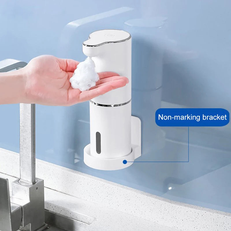 BALASHOV 300ml Touchless Foam Soap Dispenser – Infrared Auto Foam Soap Dispenser Axl White and base