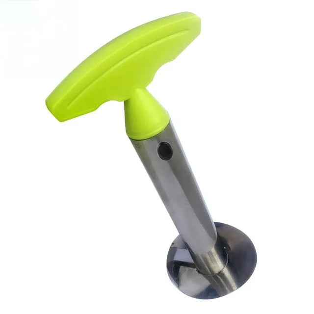 Stainless Steel Pineapple Corer Slicer & Peeler Tool Pineapple Corer Slicer Axl GREEN