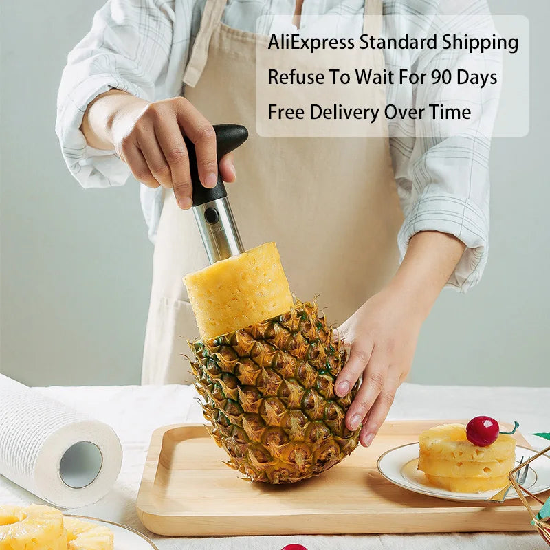 Stainless Steel Pineapple Corer Slicer & Peeler Tool Pineapple Corer Slicer Axl