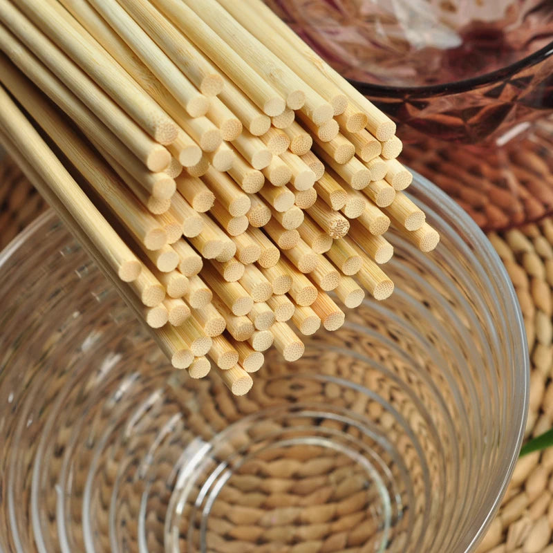50cm Bamboo BBQ Skewers 100–200 Pack | Tornado Potato Sticks BBQ Bamboo Skewers Axl