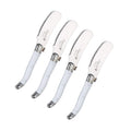 Laguiole-Style Butter & Cheese Spreader Set 4-6 Pcs | Rainbow Cheese Spreader Set Axl 4pcs White