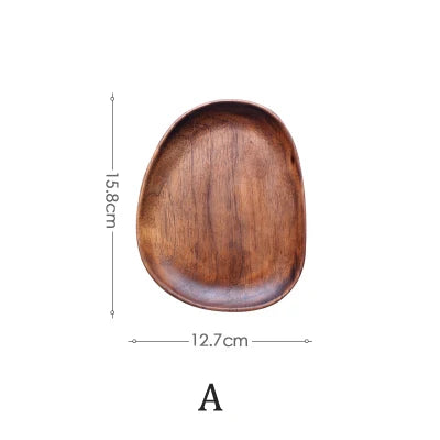 KEMORELA Solid Wood Oval Serving Plate – Sushi, Fruit & Tea Tray Wood Serving Plate Axl A