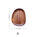 KEMORELA Solid Wood Oval Serving Plate – Sushi, Fruit & Tea Tray Wood Serving Plate Axl A