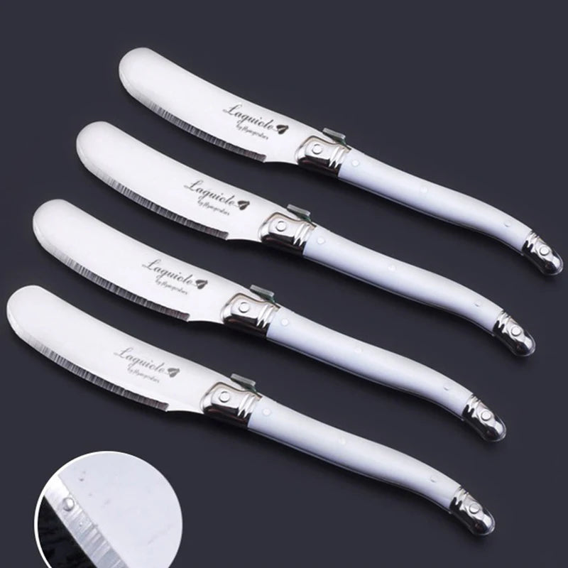 4-Piece Stainless Steel Butter & Cheese Spreader Knife Set Spreader Knife Set Axl