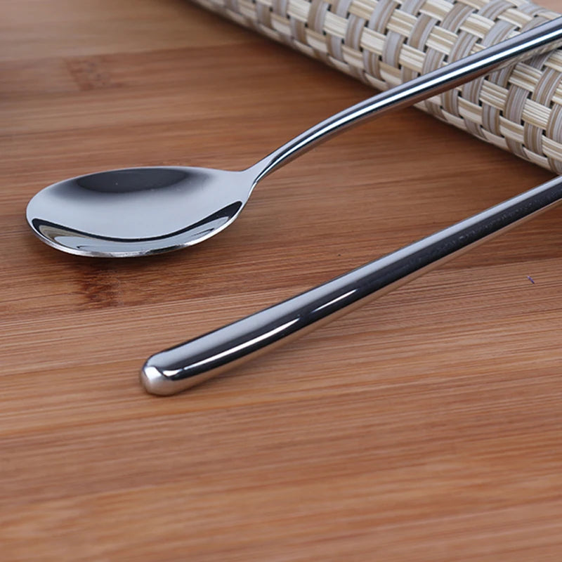 Korean Soup Spoons Stainless Steel Long Handle | 2/6/10 Pack Soup Spoon Set Axl