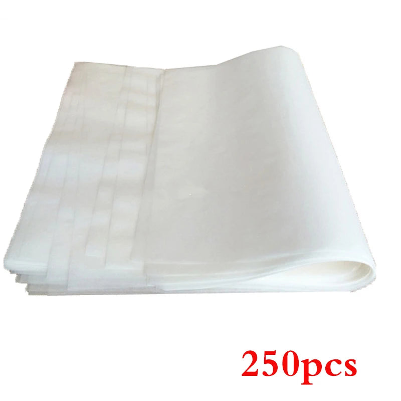 White Food Wax Paper Wraps 250/500 Pcs – 12" Burger & Sandwich Food Wax Paper Wraps Axl 250pcs