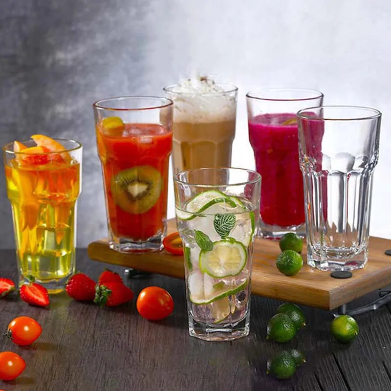 6-Pack Shatterproof Plastic Tumblers – BPA-Free, 10/13/19.5 oz Plastic Drinking Tumblers Axl 290ml 10OZ