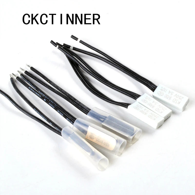 KSD9700 Bimetal Disc Thermal Switch 250V 5A Normally Closed Thermal Thermostat Switch Axl