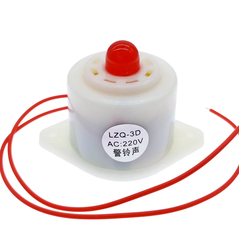 LZQ-3D Acoustic-Optic Buzzer Alarm Indicator Light 12V 24V 220V Buzzer Alarm Indicator Axl