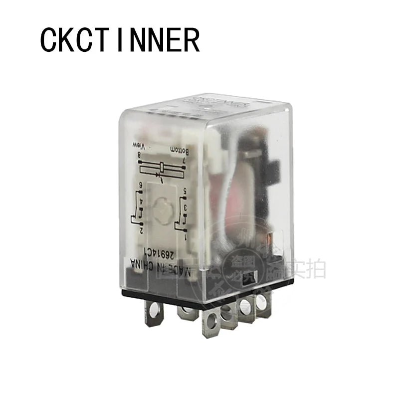 HH54P MY4NJ Plug-In Relay + PYF14A Socket 14-Pin 4PDT 5A Plug-In Relay Axl