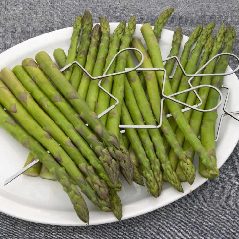 Stainless Steel Double Wide BBQ Veggie Raft Skewers 4–8 Pcs BBQ Grill Skewers Axl