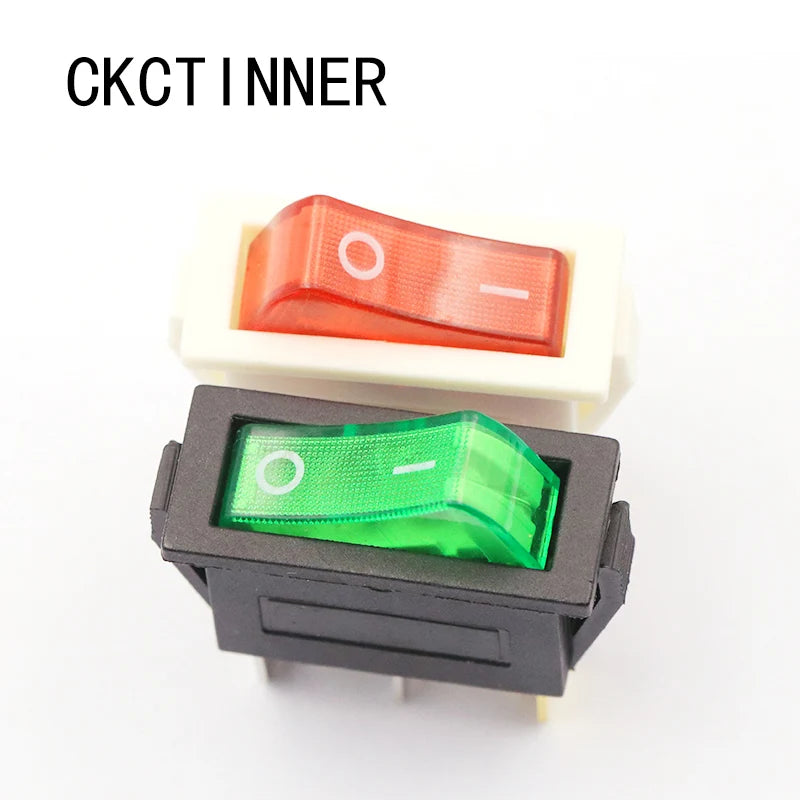 KCD3 Rocker Switch 15A–30A 250V 3-Pin | 6 Colors Rocker Switch Axl