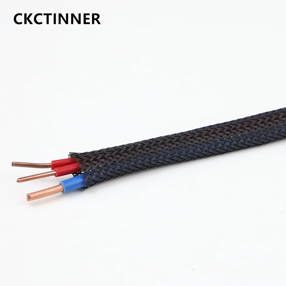 Black PET Braided Cable Sleeve 3–30mm | Wire Protection Cable Protection Sleeve Axl