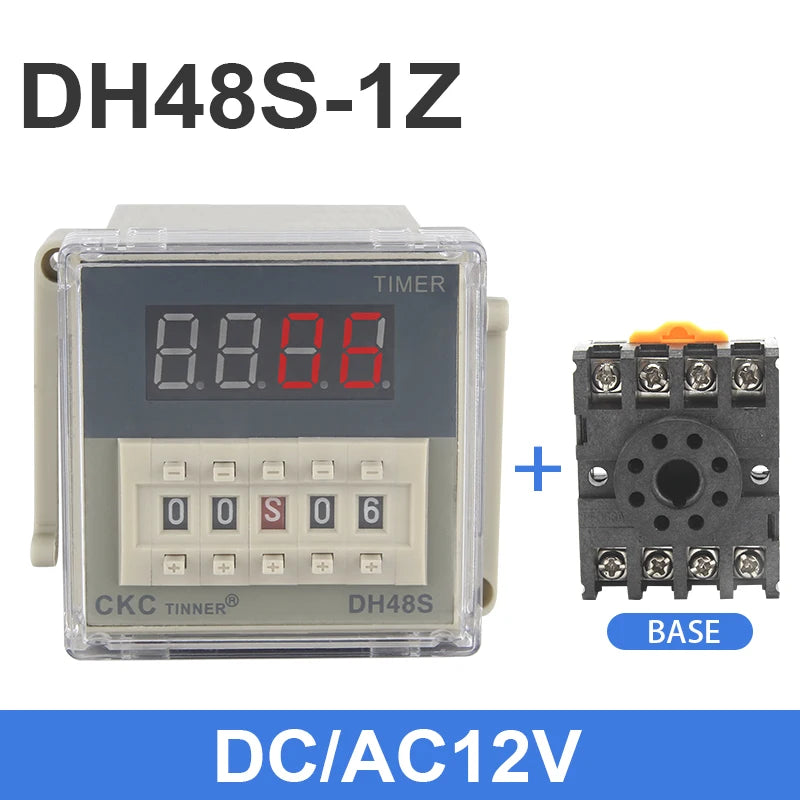 DH48S-1Z Digital Programmable Timer Relay Switch AC/DC Timer Relay Switch Axl DCAC12V