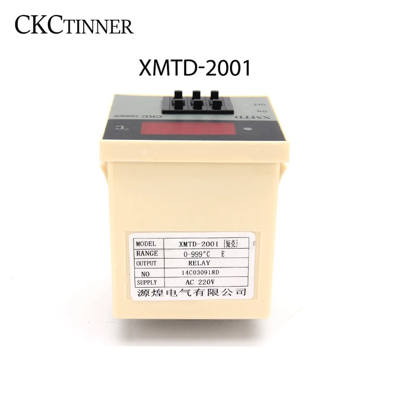 XMTD-2001 PID Digital Temperature Controller K/E/PT100 0-999℃ Temperature Controller Axl