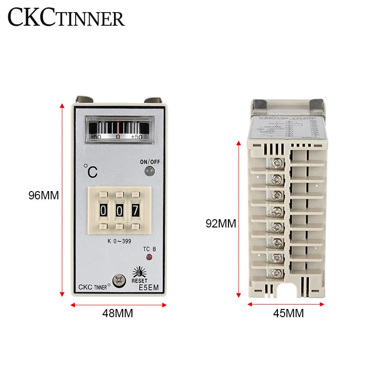 E5EN E5EM Industrial Temperature Controller – K Type 0–399°C Temperature Controller Axl