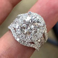 Huitan Women's CZ Ring – Cubic Zirconia Wedding Jewelry Fashion Ring Axl F1061 10
