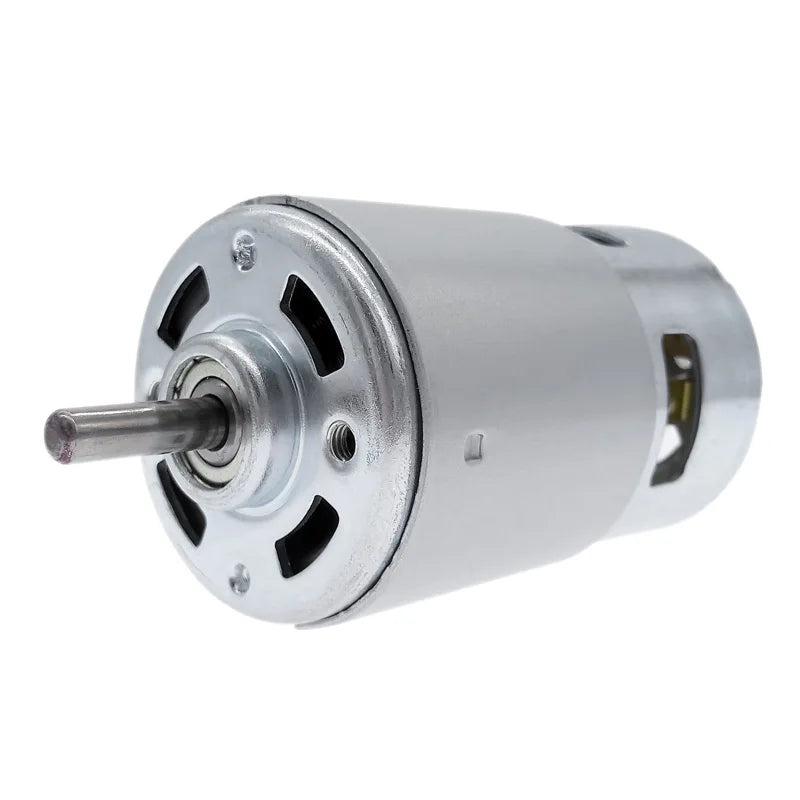 RS775 DC Motor 12V 24V Double Ball Bearing | High Torque Brushed DC Motor Axl 4500rpm 24V