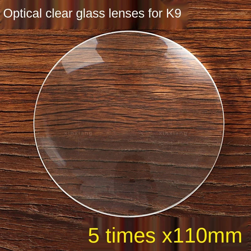 110mm K9 Optical Glass Biconvex Lens – DIY Projector & Science Optical Glass Lens Axl 110mm 5X